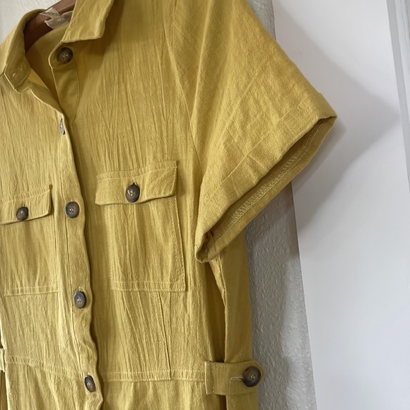 Entro Button Down Dress - Picture 2 of 6